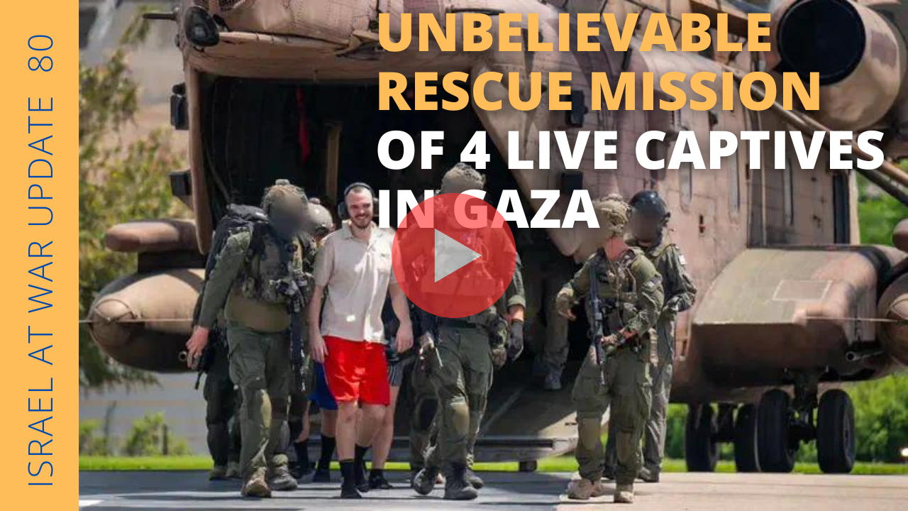 Unbelievable Rescue Mission of 4 Live Captives in Gaza